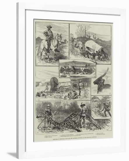 Sketches in Bechuana Land and the Matebele Country, on the Transvaal Frontier-Alfred Courbould-Framed Giclee Print