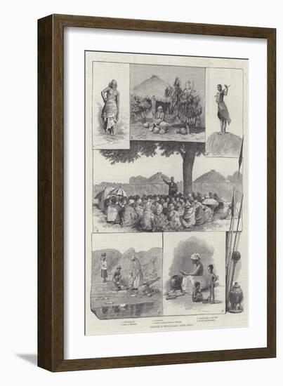 Sketches in Bechuanaland, South Africa-null-Framed Giclee Print