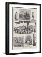 Sketches in Bechuanaland, South Africa-null-Framed Giclee Print