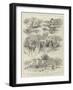 Sketches in Bechuanaland, the Border Police on the March to Matabeleland-null-Framed Giclee Print