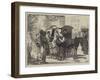 Sketches in Berlin, a Seltzer-Water Cart-null-Framed Giclee Print