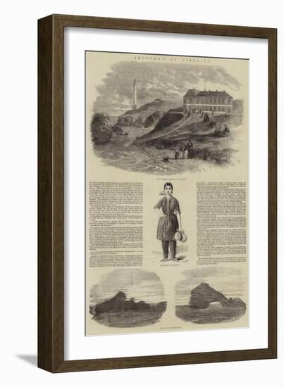 Sketches in Biarritz-null-Framed Giclee Print