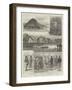 Sketches in Borneo, Visit of the British Naval Squadron to Brunei-null-Framed Giclee Print