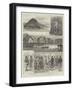 Sketches in Borneo, Visit of the British Naval Squadron to Brunei-null-Framed Giclee Print