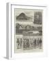 Sketches in Borneo, Visit of the British Naval Squadron to Brunei-null-Framed Giclee Print