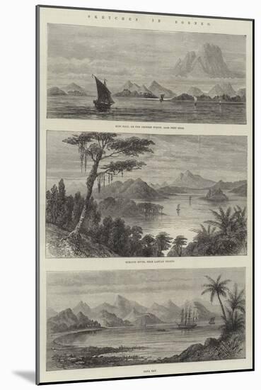Sketches in Borneo-null-Mounted Giclee Print