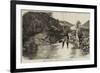 Sketches in Braemar, Fly-Fishing on the Cluny-J.M.L. Ralston-Framed Giclee Print