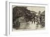 Sketches in Braemar, Fly-Fishing on the Cluny-J.M.L. Ralston-Framed Giclee Print