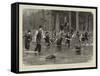 Sketches in Braemar, Salmon-Spearing on the Dee-J.M.L. Ralston-Framed Stretched Canvas