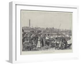 Sketches in Brazil, the Fish Market, Rio De Janeiro-Melton Prior-Framed Giclee Print