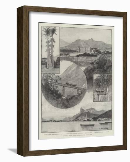 Sketches in Brazil-Charles Auguste Loye-Framed Giclee Print