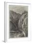 Sketches in British Columbia, Upper Entrance to the Defile at the Head of Bute Inlet-null-Framed Giclee Print