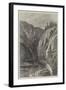 Sketches in British Columbia, Upper Entrance to the Defile at the Head of Bute Inlet-null-Framed Giclee Print