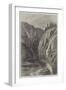 Sketches in British Columbia, Upper Entrance to the Defile at the Head of Bute Inlet-null-Framed Giclee Print