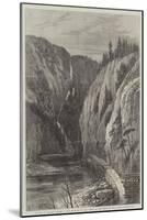 Sketches in British Columbia, Upper Entrance to the Defile at the Head of Bute Inlet-null-Mounted Giclee Print