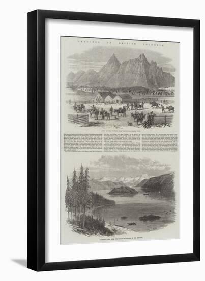 Sketches in British Columbia-null-Framed Giclee Print