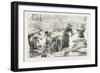 Sketches in Brittany, France, Women of Vannes Washing-null-Framed Giclee Print