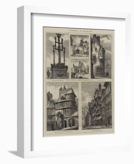 Sketches in Brittany-Henry William Brewer-Framed Giclee Print