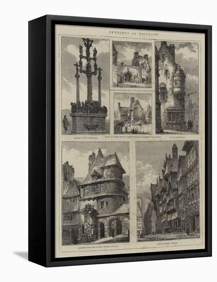 Sketches in Brittany-Henry William Brewer-Framed Stretched Canvas