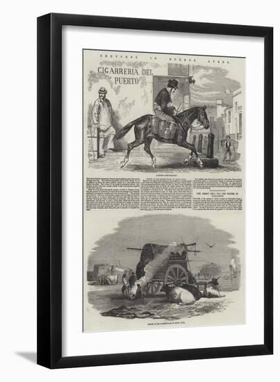 Sketches in Buenos Ayres-null-Framed Giclee Print