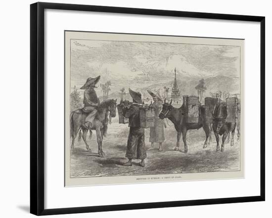 Sketches in Burmah, a Group of Shans-null-Framed Giclee Print