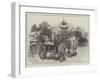 Sketches in Burmah, a Phoongye's Carriage-null-Framed Giclee Print