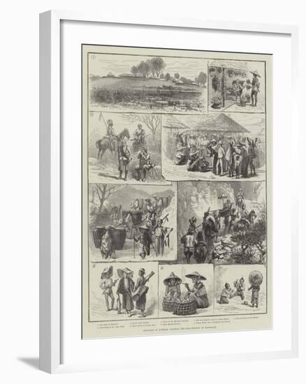 Sketches in Burmah, Maymyo, the Hill-Station of Mandalay-null-Framed Giclee Print