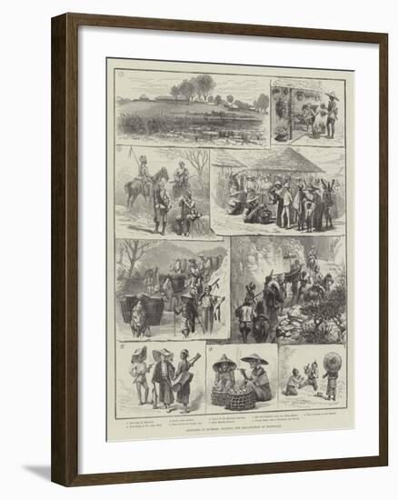 Sketches in Burmah, Maymyo, the Hill-Station of Mandalay-null-Framed Giclee Print