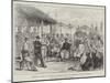 Sketches in Burmah, the Tsawbwa of Nyoungwe Receiving the Commander of the Shan Expedition-null-Mounted Giclee Print