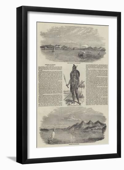 Sketches in Burmah-null-Framed Premium Giclee Print