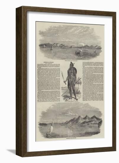 Sketches in Burmah-null-Framed Giclee Print