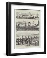 Sketches in Burmah-null-Framed Premium Giclee Print