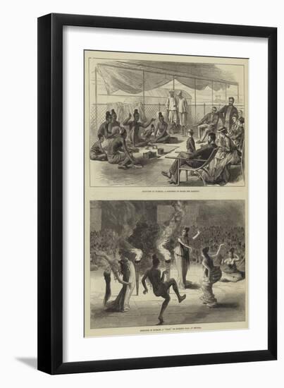 Sketches in Burmah-null-Framed Giclee Print