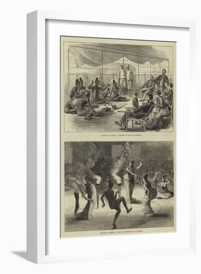 Sketches in Burmah-null-Framed Giclee Print