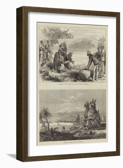 Sketches in Burmah-null-Framed Giclee Print