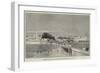 Sketches in Cairo, Swing Bridge over the Ismailiyeh Canal at Boulak-Charles Auguste Loye-Framed Giclee Print