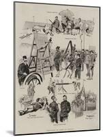 Sketches in Camp at Bisley-null-Mounted Giclee Print