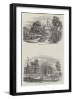 Sketches in Ceylon-null-Framed Giclee Print