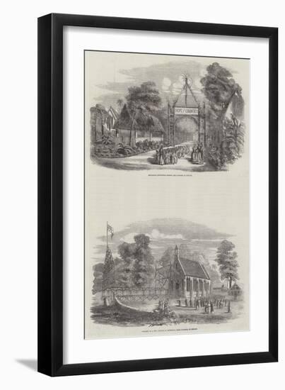 Sketches in Ceylon-null-Framed Giclee Print