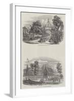 Sketches in Ceylon-null-Framed Giclee Print