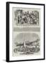 Sketches in China, Hong-Kong Races, 1858-null-Framed Giclee Print