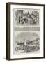 Sketches in China, Hong-Kong Races, 1858-null-Framed Giclee Print