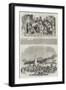 Sketches in China, Hong-Kong Races, 1858-null-Framed Giclee Print