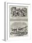 Sketches in China, Hong-Kong Races, 1858-null-Framed Giclee Print