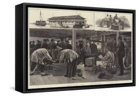 Sketches in China, on Board an Opium Hulk at Shanghai-Frank Dadd-Framed Stretched Canvas