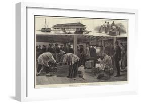 Sketches in China, on Board an Opium Hulk at Shanghai-Frank Dadd-Framed Giclee Print