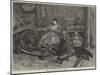 Sketches in China, Village Interior Near Shanghai-null-Mounted Giclee Print