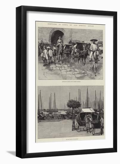 Sketches in China-Amedee Forestier-Framed Giclee Print