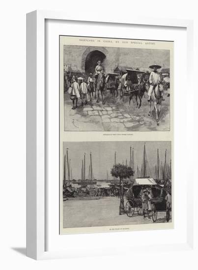 Sketches in China-Amedee Forestier-Framed Giclee Print