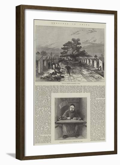 Sketches in China-null-Framed Giclee Print